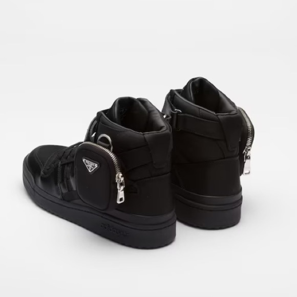 Prada x Adidas Re-Nylon Forum High-Top Sneakers - Picture 6 of 11